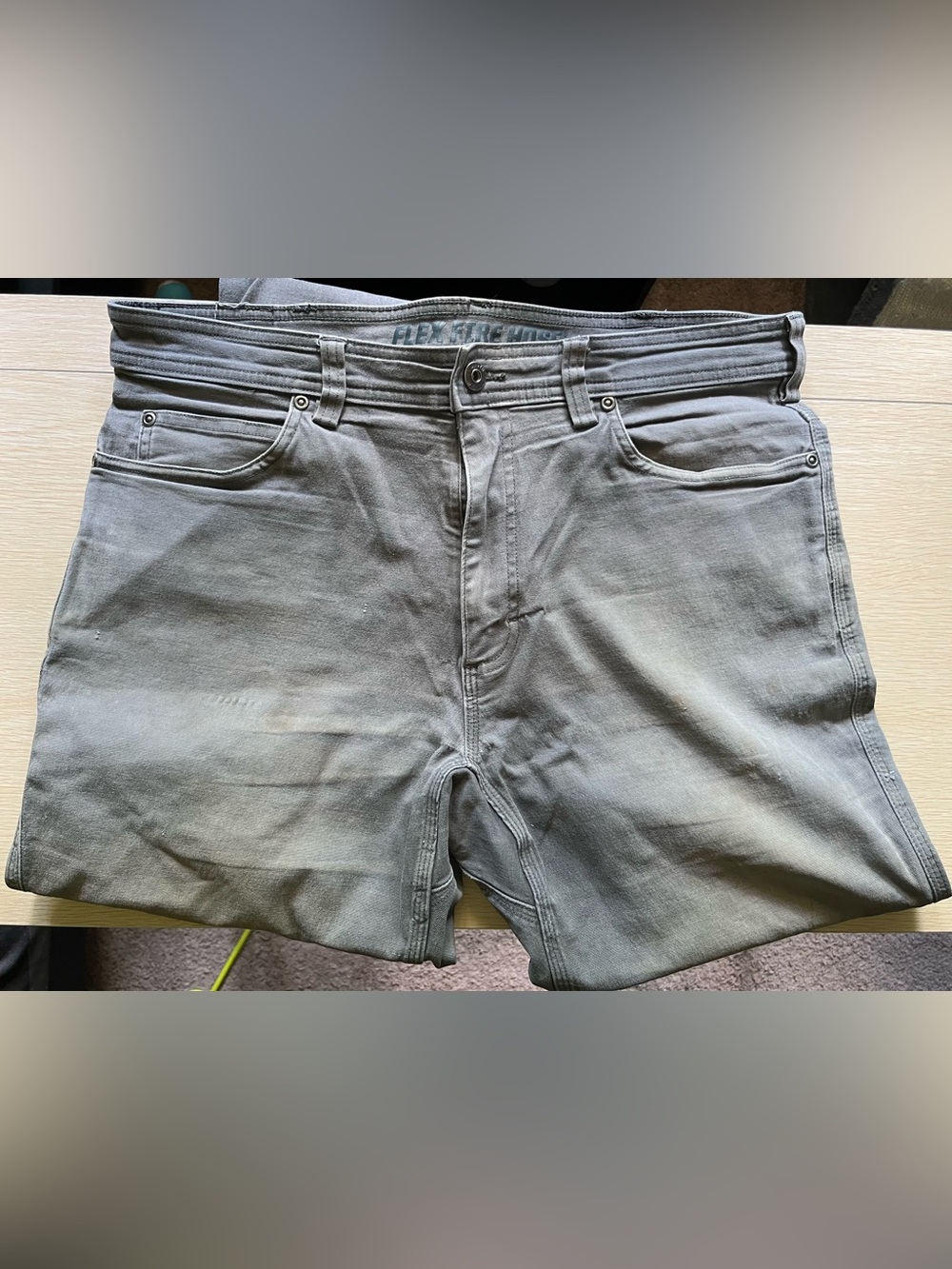 Duluth Flex Fire Hose Men’s Gray Jeans
